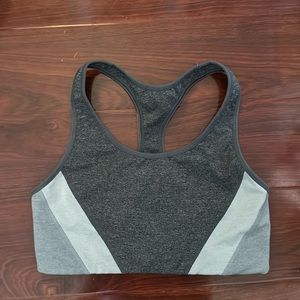 Gray Sports Bra